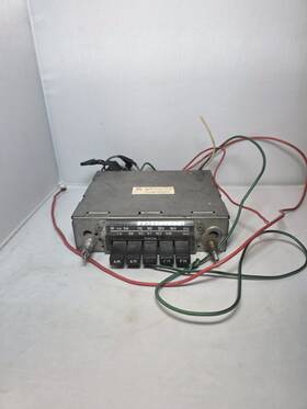 Toyota M22081 Vtg 70s Am/fm Radio Oem Fujitsu Ten Limited Japan M22082 Iso 401 Untested