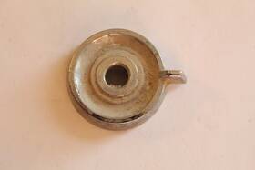 3793636 Univex One Vintage Silver Metal Automobile Radio Dial Number