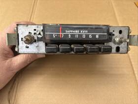 Volkswagen 18am Vintage Vw Sapphire Xvlll 18 Am Radio - Untested As Is Found