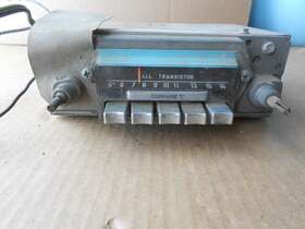 7bvx Volkswagen Vintage Vw Sapphire V Am Radio For Parts Or Restore Original Oem