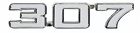 W-410a Chq Camaro Fender Emblem Each