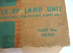 New Nos Gm Chevrolet 1958 Back - Up Lamp Kit 987783. Fixed Price $39.99.