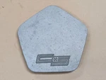 1989-1991 Dodge Daytona Carroll Shelby Cs Natural Silver Wheel Center Cap. Fixed Price $48.00.