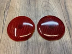1937 1938 Dodge Plymouth Desoto Nos Mopar Red Glas Tail Light Lens Set 669459. Fixed Price $95.00.