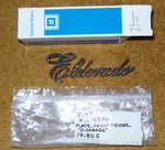 1979-85 Cadillac Eldorado Front Fender Roof Script Emblem Nos 1614599. Fixed Price $106.99.