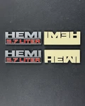 2009-2019 Dodge Ram 5.7 Liter Hemi Side Emblem Logo Badge Chrome Set. Fixed Price $35.99.