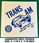 Trans Am Sears Point Sept 1969 Vinyl Decal Sticker-vintage Racing-scca-javelin. Fixed Price $8.00.