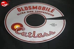 65 66 Oldsmobile Cutlass Ultra High Compression Air Cleaner Lid Decal 11" Silver. Fixed Price $25.74.