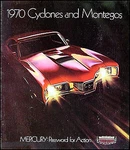 1970 Mercury Cyclone And Montego Only Sales Catalog Gt Cobra Jet 429. Fixed Price $24.99.