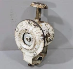 Antique Ea Labs Klaxon Style Plunger Ooga Bicycle Horn White W/ Handlebar Mount. Fixed Price $199.99.
