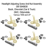 1960-1961 Chevrolet C10 C20 C30 C40 Headlamp Adjuster Hardware Gm 5949838. Fixed Price $19.50.