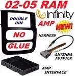 02 03 04 05 Dodge Ram Infinity Jbl Alpine Car Stereo Radio Double Din Dash Kit. Fixed Price $229.99.