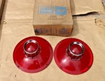 Nos 1963 Ford Galaxie 500 Tail Light Lenses Original Fomoco Pair. Fixed Price $99.99.