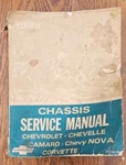1969 Gm Chassis Service Manual Chevrolet Chevelle Chevy Nova Camaro St 130-69. Fixed Price $19.99.
