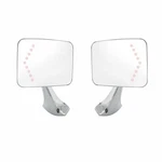 Pair 1970-1972 Chevrolet Truck Side Rear View Mirrors Led Turn Signal Gmc Pickup. Fixed Price $137.95.