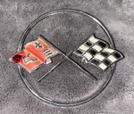1962 Chevrolet Corvette Cross Flags Front Emblem / Oem Gm #3796355 "used". Fixed Price $39.99.