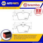 Brake Pads Set Fits Jaguar I-pace X590 Rear 2018 On Qg Brembo T4K17558 T4K6084. Fixed Price $81.74.