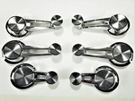 1961-1964 Chevrolet Impala Bel Air Interior Door Window Vent Handle 6PC Set. Fixed Price $95.99.