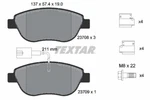 Textar 2370802 Brake Pad Set, Disc For Abarth, Chrysler, Fiat, Lancia, Opel, Va. Fixed Price $42.75.