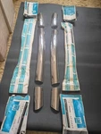 C1 Corvette 56-62 Seat Seperator/console Trim Moldings "set" Gm New Nos. Fixed Price $750.00.