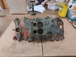 1969 Big Block Chevy Bbc 396 427 Gm Q-jet Oval Port Intake 3931067 F-27-9. Fixed Price $185.00.