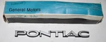 Nos 1973-1975 Lemans Station Wagon Tailgate 'pontiac' Nameplate 9621402. Fixed Price $46.00.