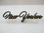 New Yorker Chrysler Script Emblem Logo Badge C45. Fixed Price $15.00.