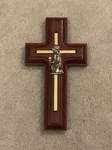 Genuine Rosewood Wall Cross 5 Inch Communion *new, Open Box*. Fixed Price $28.78.