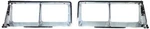 1984-87 Buick Regal Limited WH-1 Turbo T-type Chrome Black Head Light Bezel Set. Fixed Price $155.00.