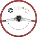 Oer Red Steering Wheel Kit For 1966 Chevrolet Impala Bel Air And Biscayne Models. Fixed Price $359.98.