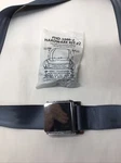 FHD-1046-2 Classic Look Light Blue Seat Belt. Fixed Price $17.99.