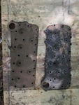 Ford 8BA V8 Flathead Cylinder Heads Oem Right & Left 1948-53. Fixed Price $100.00.