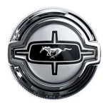 Scott Drake Gas Cap Standard With Running Horse Emblem Mustang 1968. Fixed Price $82.95.