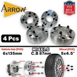 Wheel Spacers Adapters 6X135 To 5X4.5" 2" Thick - Ford Lug 5X114.3. Fixed Price $164.91.