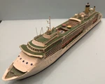 Ron Hughes Costa Cruise Ship Atlantica Handmade 2000 Waterline Model - 1:1200. Fixed Price $125.00.