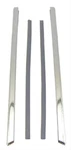 For 1968-72 A-body Chevelle Gto Cutlass Tempest 1/4 Window Trim Moldings W/rubb. Fixed Price $84.99.