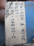 Ford Nos C6VY 14632 66 Lincoln Pw Switch. Fixed Price $60.00.