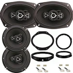 2015-2025 Ford F-150 500W Front Door 6X9" & 300W Rear 6.5" Speakers Kit. Fixed Price $147.99.