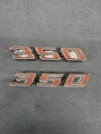 1968-1972 Pontiac Gto Lemans Tempest Rocker Panel Trim 350 Emblem Nameplate Oem. Fixed Price $57.72.