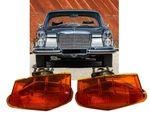 Amber 2X Indicator Lights Fit Mercedes 220SE 280SE 3.5 Coupe W111 W108 W109 W112. Fixed Price $165.31.