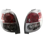 Halogen Tail Light Set For 2005-2008 Toyota Matrix Clear/red Lens W/ Bulbs 2PCS. Fixed Price $133.26.