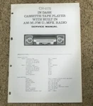 Original Blaupunkt CR-4075 Car Stereo Service Manual. Fixed Price $17.95.