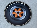 14 Inch 1969 Ford GT40 Gulf Racing Lemans Tire Wheel Metal Sign Hi Quality. Fixed Price $39.99.