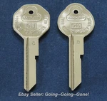 Oem Briggs Key Blanks 1968 Buick Cadillac Chevy Pontiac H1098C O1098D B42 B43. Fixed Price $39.00.