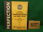 1935-1942 Perfection Transmission+rear Axle Service Manua Graham Packard Desoto. Fixed Price $39.00.