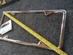 New Single Chrome 29 To 39 Vintage Style California License Plate Frame !. Fixed Price $16.99.