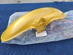 Nos Honda K5 Poppy Yellow Front Fender,. Fixed Price $249.99.