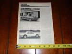 1968 Shelby GT350 Hertz Rent Racer - Original Article. Fixed Price $13.95.