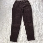 Vintage 90S Corduroy High Waisted Pants M 26 31 Brown Grunge Pull On Ribbed Liz. Fixed Price $39.99.