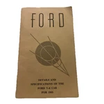 Original 1935 Ford Motor Details And Specs Of The V8 Car Booklet Nice!. Fixed Price $39.99.
